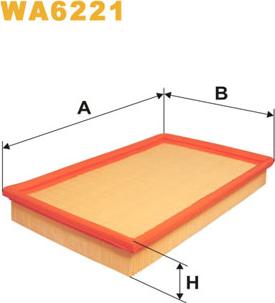 WIX Filters WA6221 - Filtru aer aaoparts.ro