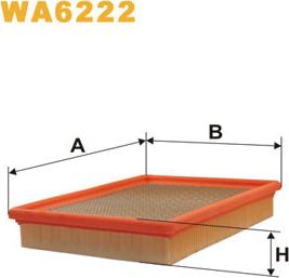 WIX Filters WA6222 - Filtru aer aaoparts.ro