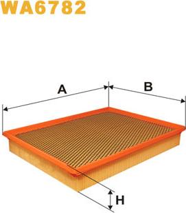 WIX Filters WA6782 - Filtru aer aaoparts.ro