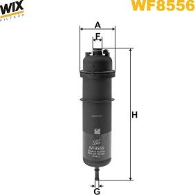 WIX Filters WF8556 - Filtru combustibil aaoparts.ro