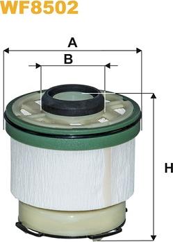 WIX Filters WF8502 - Filtru combustibil aaoparts.ro