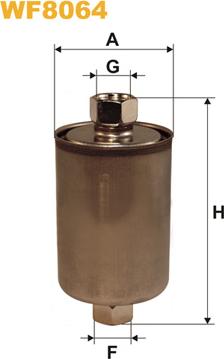 WIX Filters WF8064 - Filtru combustibil aaoparts.ro