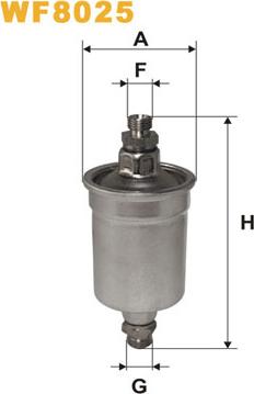 WIX Filters WF8025 - Filtru combustibil aaoparts.ro