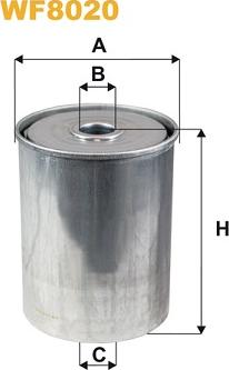 WIX Filters WF8020 - Filtru combustibil aaoparts.ro