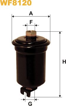 WIX Filters WF8120 - Filtru combustibil aaoparts.ro