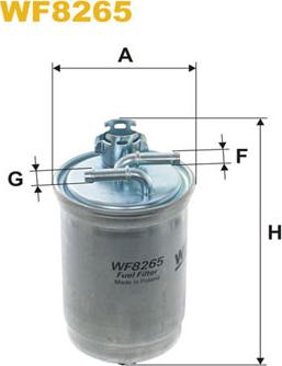 WIX Filters WF8265 - Filtru combustibil aaoparts.ro