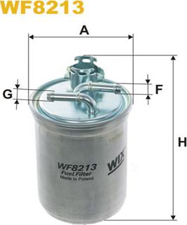 WIX Filters WF8213 - Filtru combustibil aaoparts.ro