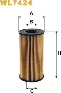 WIX Filters WL7424 - Filtru ulei aaoparts.ro