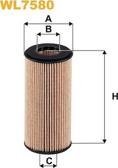 WIX Filters WL7580 - Filtru ulei aaoparts.ro