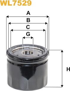 WIX Filters WL7529 - Filtru ulei aaoparts.ro