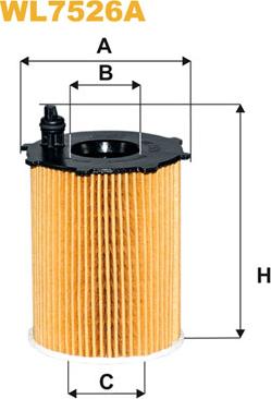 WIX Filters WL7526A - Filtru ulei aaoparts.ro