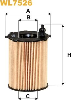 WIX Filters WL7526 - Filtru ulei aaoparts.ro