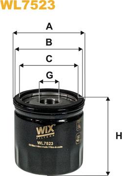 WIX Filters WL7523 - Filtru ulei aaoparts.ro