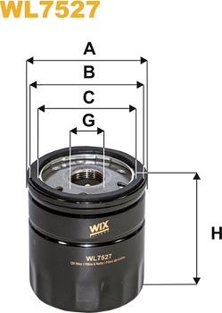 WIX Filters WL7527 - Filtru ulei aaoparts.ro