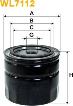 WIX Filters WL7112 - Filtru ulei aaoparts.ro