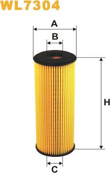 WIX Filters WL7304 - Filtru ulei aaoparts.ro