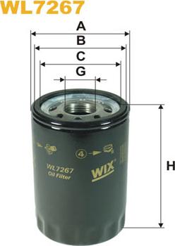 WIX Filters WL7267 - Filtru ulei aaoparts.ro