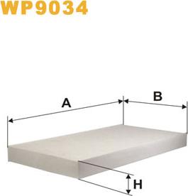 WIX Filters WP9034 - Filtru, aer habitaclu aaoparts.ro
