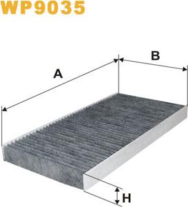 WIX Filters WP9035 - Filtru, aer habitaclu aaoparts.ro