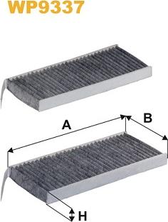 WIX Filters WP9337 - Filtru, aer habitaclu aaoparts.ro