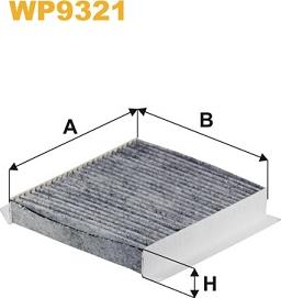 WIX Filters WP9321 - Filtru, aer habitaclu aaoparts.ro