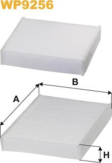 WIX Filters WP9256 - Filtru, aer habitaclu aaoparts.ro