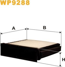 WIX Filters WP9288 - Filtru, aer habitaclu aaoparts.ro