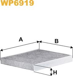 WIX Filters WP6919 - Filtru, aer habitaclu aaoparts.ro