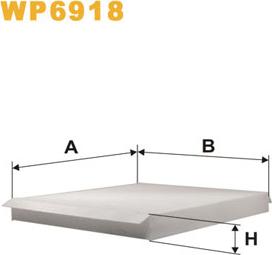 WIX Filters WP6918 - Filtru, aer habitaclu aaoparts.ro
