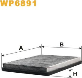 WIX Filters WP6891 - Filtru, aer habitaclu aaoparts.ro