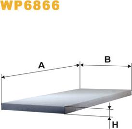 WIX Filters WP6866 - Filtru, aer habitaclu aaoparts.ro