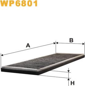 WIX Filters WP6801 - Filtru, aer habitaclu aaoparts.ro