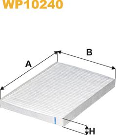 WIX Filters WP10240 - Filtru, aer habitaclu aaoparts.ro