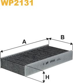 WIX Filters WP2131 - Filtru, aer habitaclu aaoparts.ro