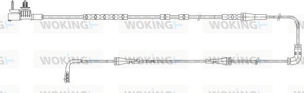 Woking 001194 - Senzor de avertizare,uzura placute de frana aaoparts.ro