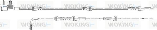 Woking 001184 - Senzor de avertizare,uzura placute de frana aaoparts.ro