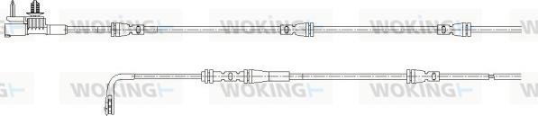 Woking 001185 - Senzor de avertizare,uzura placute de frana aaoparts.ro