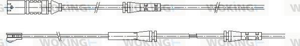 Woking 001203 - Senzor de avertizare,uzura placute de frana aaoparts.ro