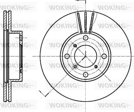 Blue Print ADK84313 - Disc frana aaoparts.ro