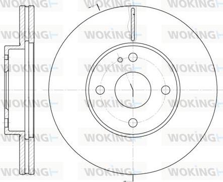 Blue Print ADM54336 - Disc frana aaoparts.ro