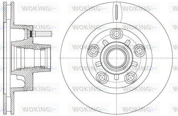 Woking D62020.10 - Disc frana aaoparts.ro