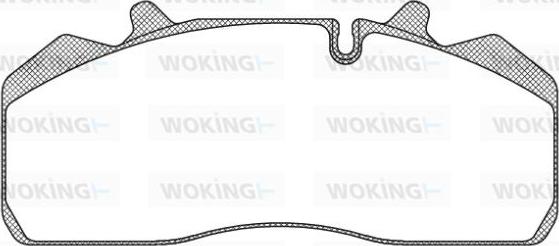 Woking JSA 9943.10 - Set placute frana,frana disc aaoparts.ro