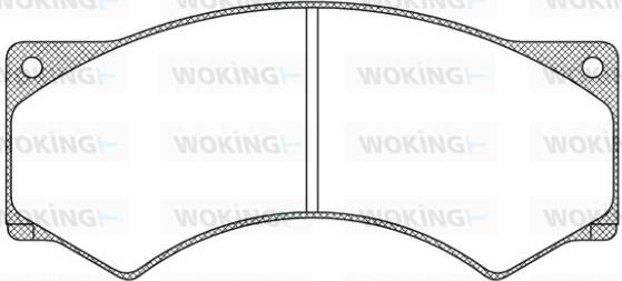 Woking JSA 3773.00 - Set placute frana,frana disc aaoparts.ro