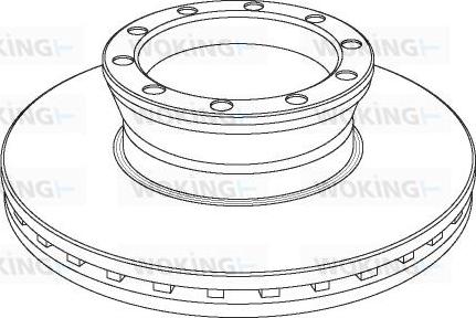 Woking NSA1041.20 - Disc frana aaoparts.ro