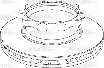 Woking NSA1047.20 - Disc frana aaoparts.ro