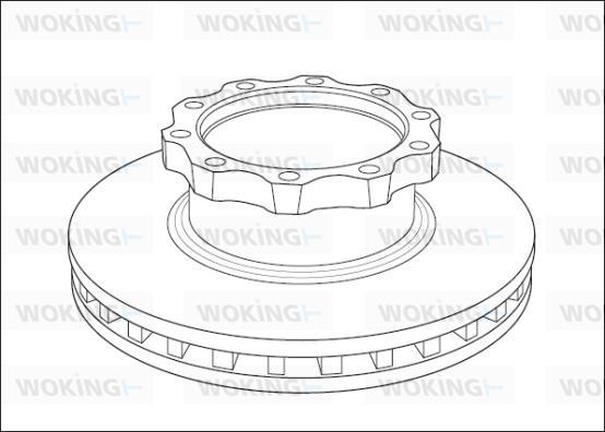 Woking NSA1039.20 - Disc frana aaoparts.ro