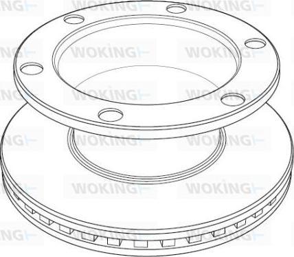 Woking NSA1194.20 - Disc frana aaoparts.ro