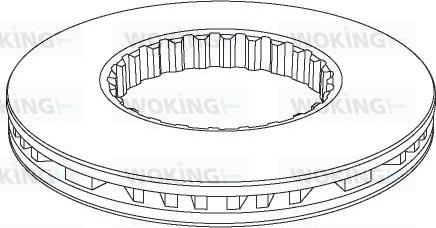 Woking NSA1146.20 - Disc frana aaoparts.ro