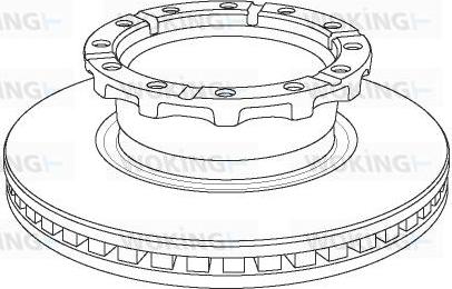 Woking NSA1159.20 - Disc frana aaoparts.ro