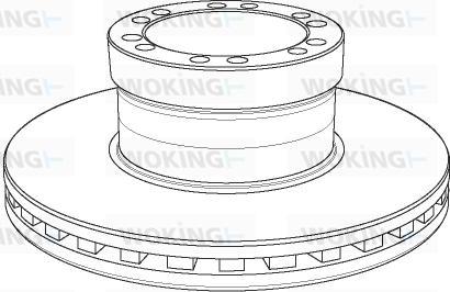 Woking NSA1156.20 - Disc frana aaoparts.ro